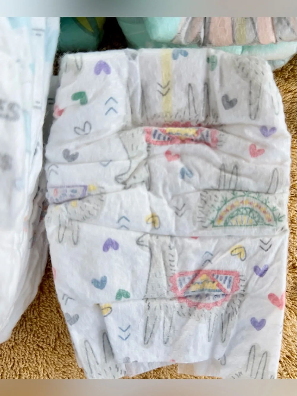 Lot of 32 SZ Preemie Baby or Doll Diapers unisex Different Brands Huggies ect